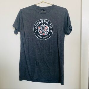 Southern Tier Cider Works Gray Grey T Shirt Top Women’s Small